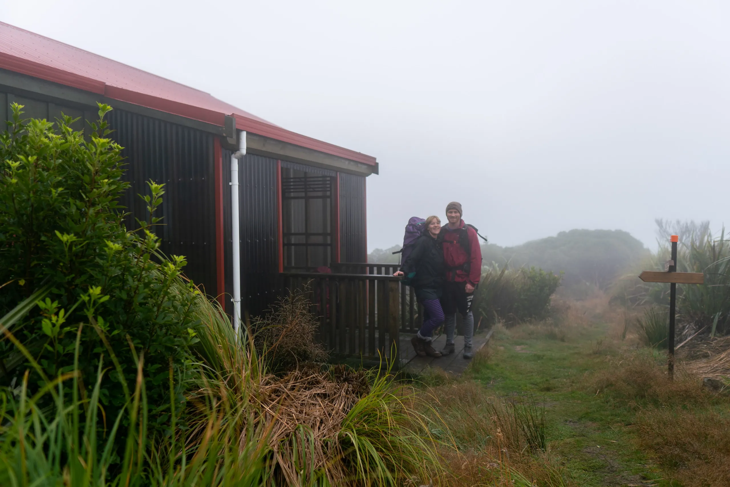 Waiopehu Hut in the morning